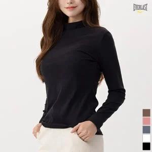 [홈쇼핑상품] 에버라스트 겨울 여성 기모 스판 목폴라티셔츠 터틀넥 모크넥 이너티 Bon-2576
