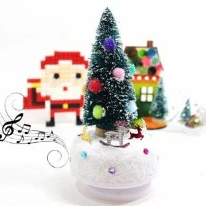 뚝딱 겨울풍경오르골만들기 1인용 유아 어린이집 교구 재료