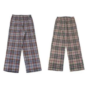 [갤러리아] [비비안]세련된 선염기모 체크 커플 파자마(EZ1950P EZ2950P SET)