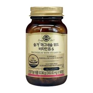 솔가 마그네슘 위드 비타민 B6 100정_23276529