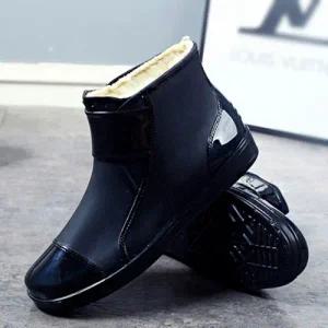 안감 털 여성 편한 숏 겨울 방한 레인부츠 방수 장화