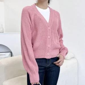 데일리 캐주얼 봄 가을 니트 여자 겨울 가디건