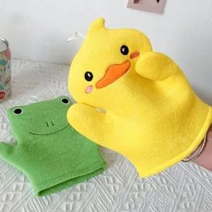 아동 손타올 유아용품 목욕장갑 신생아 개굴개굴 목욕타월