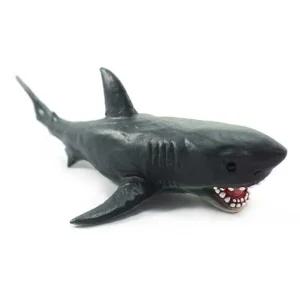말랑한 백상아리 피규어 상어모형 교구 두뇌발달 상상력 수집품