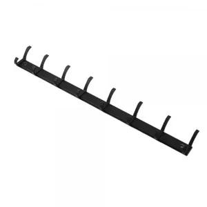 16구 후크형 옷걸이(블랙)다용도 벽걸이 욕실걸이