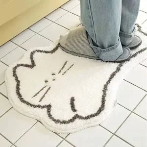 큐트발매트 욕실앞 고양이 중형매트 50X80