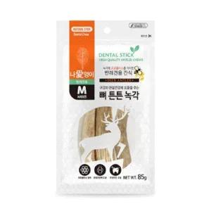뼈 튼튼 녹각 사슴뿔 스틱 85g 강아지 건강 간식