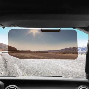 2018-2025 지프 랭글러 JL JLU 4XE 액세서리용 스켈미치 선바이저 익스텐더 선 블로커, 액세서리 - 편광 안티 글레어 바이저 조수석 시트