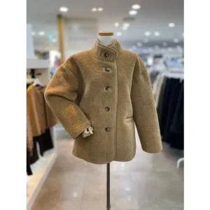 [갤러리아] [클리지]루즈핏양털무스탕하프자켓(CP9WLT03)