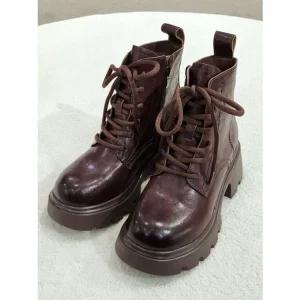 [갤러리아] [센터시티] 고세 경량 6CM 통굽 데일리 소가죽 워커부츠 GZA5F110 브라운