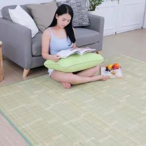 신선 청대나무자리 싱글 (90x180) 대자리 대나무 마작자리 카페트 우드자리 청대나무자리 청대자리