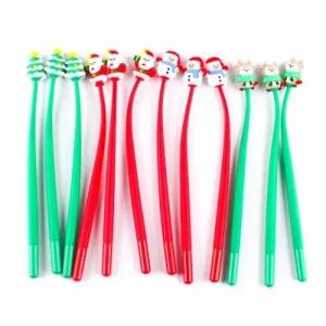 ( )133A,E11] 천 크리스마스 팬시피아 흔들 피규어 검정펜 (12개세트)