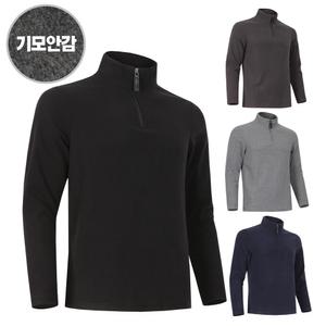 남성 겨울 작업복 후리스 기모 히트텍 스판 집업 티셔츠 등산복 상의 정비 현장 정비복 방한 보온 빅사이즈