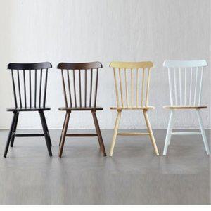 [무료배송] 아일랜드 로코코 원목 식탁의자 주방 식당 의자 B-610