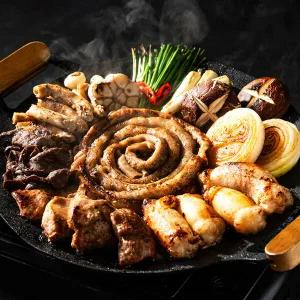 [전라도 청년] 곱이곱빼기 소곱창 한판세트 760g(2∼3인분) (곱창+대창+막창+염통+참소스)