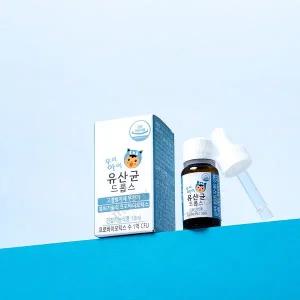 [더데이(THE DAY)]더데이 우리아이 유산균 드롭스 액상 아기 프로바이오틱스 유아 어린이 유산균 1병
