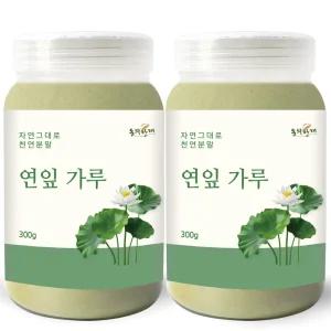 국산 연잎 가루 분말 300g x 2개