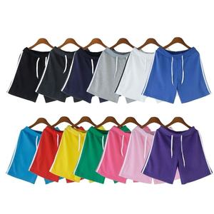 여성 옆두줄 컬러 5부 트레이닝 반바지 홈웨어 팬츠