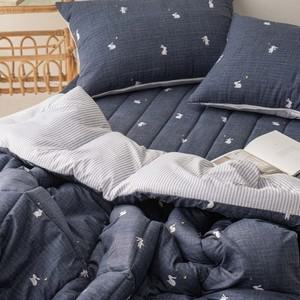 토끼이불패드세트 아이침구세트  Q 네이비  토끼이불