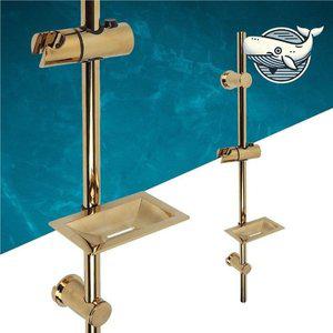 [기타]접착식 슬라이드바 골드 샤워기 거치대 고급형 (WFH1W4Z)