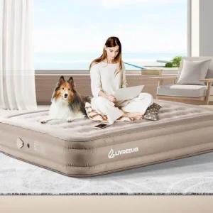 오너클랜 패브릭에어 매트 더블 두꺼운 캠핑침대  WD9466A)