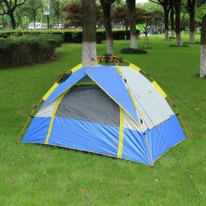 [MENK58ON_53D4]윈드캠핑 오토 원터치텐트블루 23인용