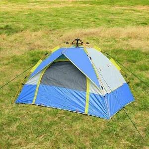[셀러허브 패션][JHQS0RZ9_53D4]간편텐트 캠핑 오토 (블루) b 2~3인용