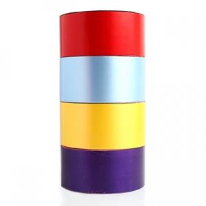 뷰티 선물포장 칼라 리본끈 포장끈 4P(5cmx18m 랜덤)