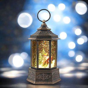 고품질 PrimeBulk LED 크리스마스 스노우볼(앤틱랜턴) 오르골 (WFHTUST)