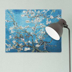 고품질 꽃피는아몬드나무가림막 따듯한 유화포스터 S 명화대형포스터 (WFHVDCD)