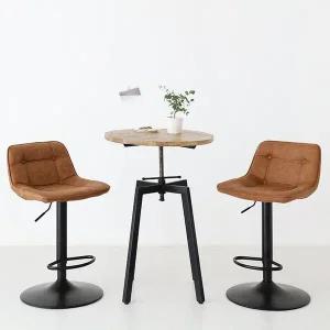 [하프클럽/]높이조절 홈바 의자 회전 아일랜드 식탁 의자 바스툴