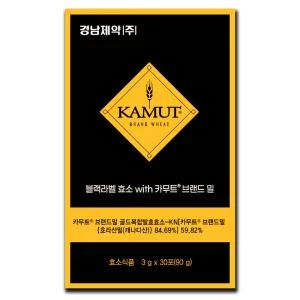 [내일도착] 경남제약 블랙라벨 효소 with 카무트 브랜드 밀 3g X 30포