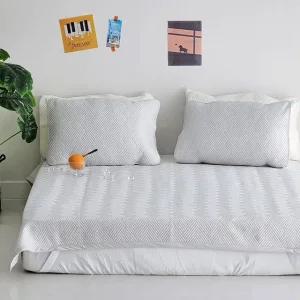 슈마켓 투투 선염 냉감3중직 밴딩카페트 패드 퀸Q세트 그레이 (WFJO6RN)