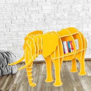 옐로우 선반책장 인테리어책장 우드책장 책꽂이 책장수납장 오픈형책장