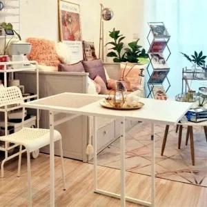 은플 다용도 사이드 접이식 폴딩 테이블 베드테이블 침대테이블 접이식탁자 폴딩테이블