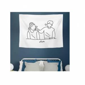 커튼 가림천 패브릭 가리개 커텐 볼꼬집 바란스 (3QD6R)