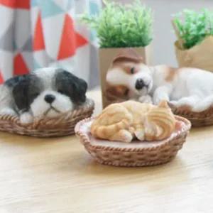 잠자는 강아지 미니어처 1P 테이블 선반 인테리어 미니소품 카페소품 감성소품 카페인테리어소품