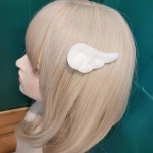 천사날개 한쌍 집게핀 엔젤 헤어핀 여자 어린이 헤어소품 장식 코스프레