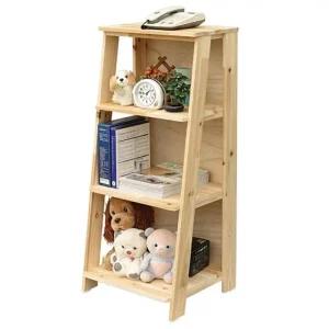 고품질 원목클라임4단선반 삼나무책장 책꽂이 장식선반 (W445536)