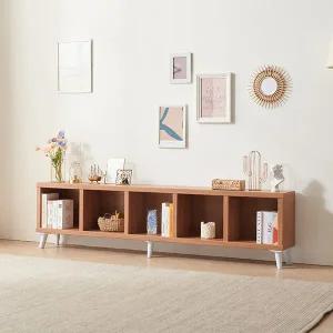 [인터데코]낮은책장 책꽂이 선반장 거실장 P0000IDC