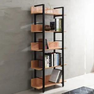 고품질 서재책장 5단 오픈형 책꽂이 사무실 거실 인테리어 소품선반 (W97F174)