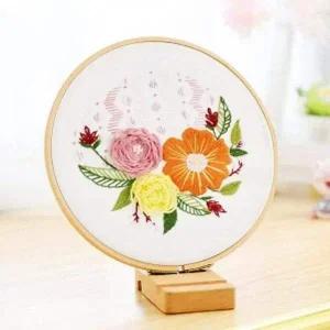 [콩심팥심]공예 프랑스자수 입체자수 패키지금잔화