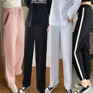 기모바지모음/트레이닝바지/기모통바지/조거/배기팬츠/트레이닝복/추리닝/하의/허리밴딩/일자/슬랙스/잠옷4