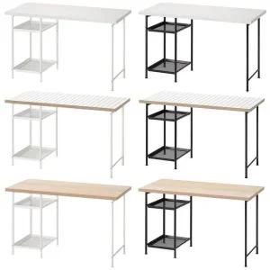 [이케아] LAGKAPTEN 락캅텐 / SPAND 스펜드 수납형 책상 120x60cm/컴퓨터책상/사무용테이블