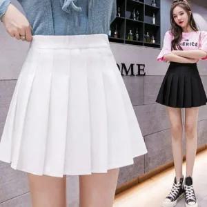 [오노마] ONM 플리츠 A라인 미니 스커트 여성 데일리 밴딩 치  41576866)