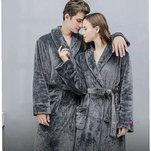 극세사가운 목욕 로브 베스 배스 호텔 바스 와플 샤워 잠옷 커플 겨울def874