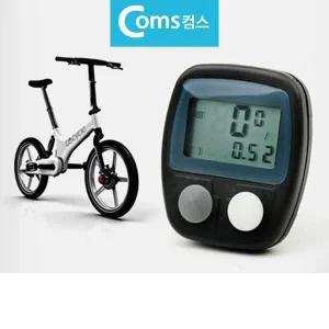 [골드스마일]컴스E586 자전거 속도계측기 시계 주행거리 속도