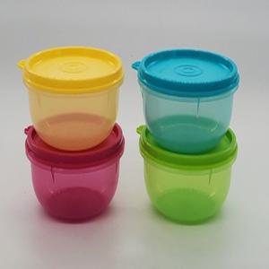 타파웨어 피콜로  반찬통 4인조세트 타파 소스통 젓갈통 이유식통(347)-243ml