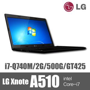 LG X-NOTE A510 i7-740QM/2G/500G/GT425 1G/15.6
