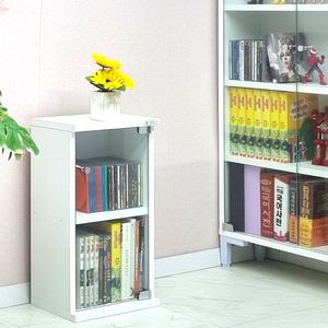 드림퍼니처 미니334 유리문 2단 CD장식장 미니514 DVD진열장 피규어소품장 유리장식 틈새장 다용도 수납장 소형